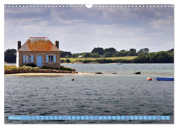 Produktbild: Frankreichs Westen &ndash; Normandie und Bretagne (Wandkalender 2026 DIN A3 quer), CALVENDO Monatskalender