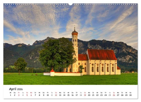Produktbild: Unterwegs im Allg&auml;u (Wandkalender 2026 DIN A2 quer), CALVENDO Monatskalender