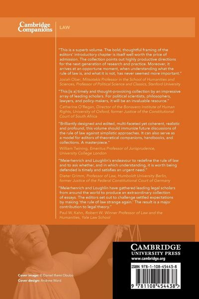 Produktbild: The Cambridge Companion to the Rule of Law