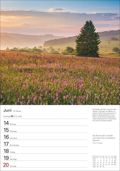 Produktbild: Natursch&auml;tze Deutschlands Wochenplaner 2027 - Eine Reise in 53 Bildern