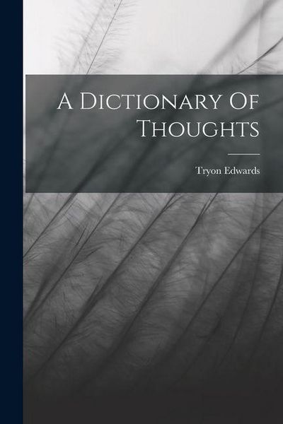 Produktbild: A Dictionary Of Thoughts