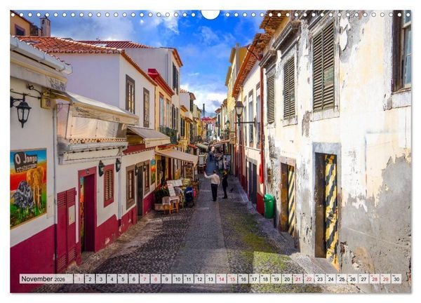 Produktbild: Madeira Die Stadt Funchal (Wandkalender 2026 DIN A3 quer), CALVENDO Monatskalender