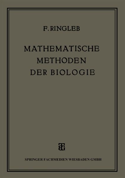 Produktbild: Mathematische Methoden der Biologie