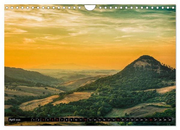 Produktbild: Abends in der Toskana (Wandkalender 2026 DIN A4 quer), CALVENDO Monatskalender