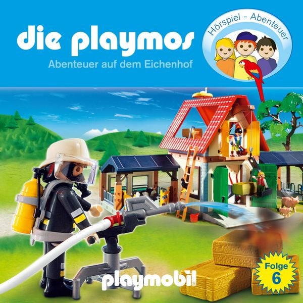 Produktbild: Die Playmos - Das Original Playmobil H&ouml;rspiel, Folge 6: Abenteuer auf dem Eichenhof