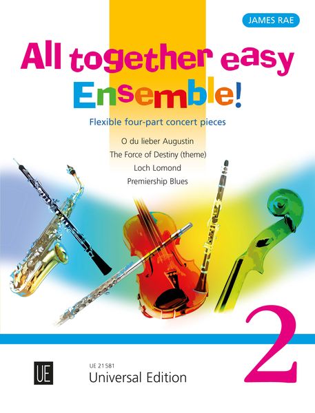 Produktbild: All together easy Ensemble! Volume 2 f&uuml;r flexibles Ensemble/ Klavier ad lib.