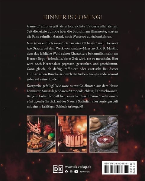 Produktbild: Das inoffizielle House of the Dragon Kochbuch