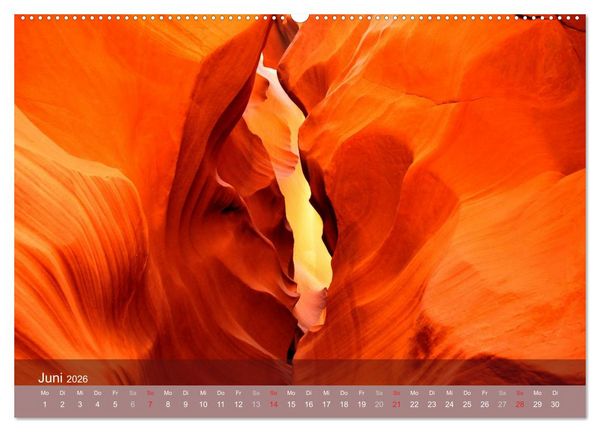 Produktbild: Der Antelope Canyon (hochwertiger Premium Wandkalender 2026 DIN A2 quer), Kunstdruck in Hochglanz