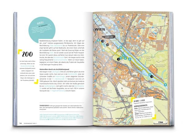 Produktbild: KOMPASS Radvergn&uuml;gen in und um Wien