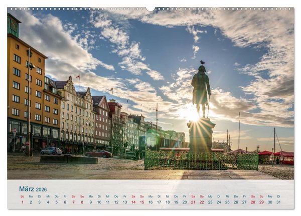 Produktbild: Norwegen von Oslo bis &Aring;lesund (hochwertiger Premium Wandkalender 2026 DIN A2 quer), Kunstdruck in Hochglanz