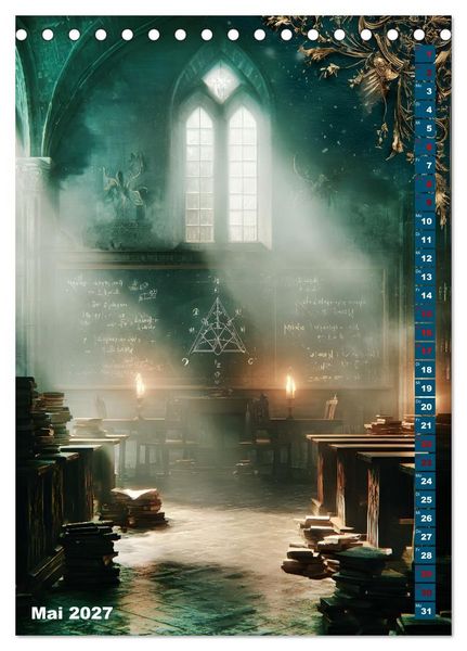 Produktbild: Umbrae Libri (Tischkalender 2027 DIN A5 hoch), CALVENDO Monatskalender