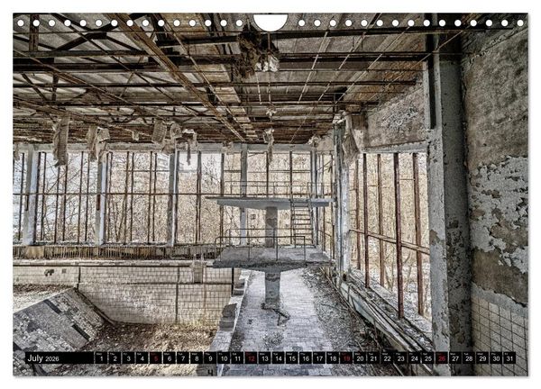 Produktbild: Chernobyl - The exclusion zone (Wall Calendar 2026 DIN A4 landscape), CALVENDO 12 Month Wall Calendar