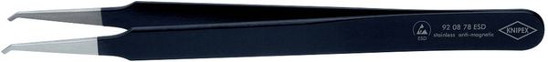 Knipex 92 08 78 ESD Präzisionspinzette Flach, gebogen 45° 120mm