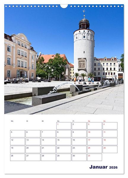 Produktbild: G&Ouml;RLITZ - Kleinod in der Lausitz (Wandkalender 2026 DIN A3 hoch), CALVENDO Monatskalender