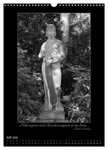 Produktbild: S&uuml;dfriedhof Leipzig (Wandkalender 2026 DIN A3 hoch), CALVENDO Monatskalender