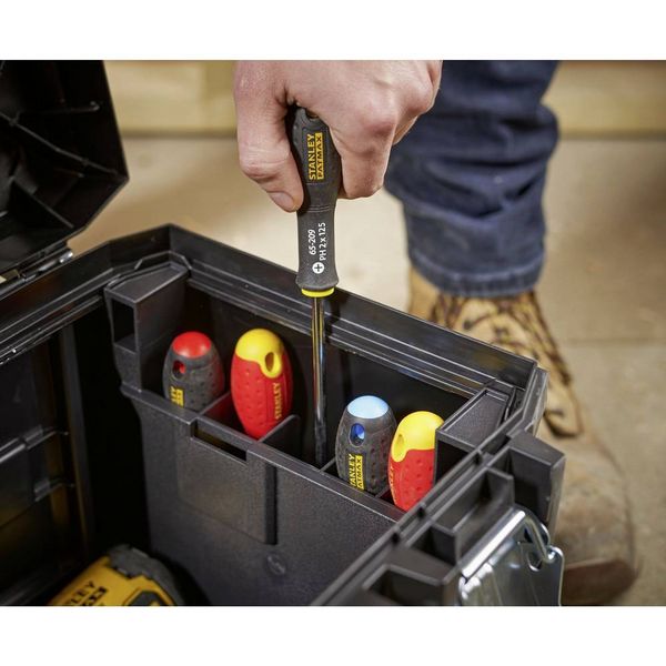 Produktbild: STANLEY 1-95-615 1-95-615 Werkzeugbox Schwarz, Grau