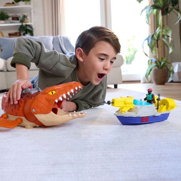 Produktbild: Imaginext Jurassic World Schnapp Mosasaurus