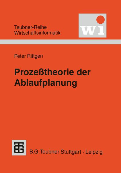 Produktbild: Proze&szlig;theorie der Ablaufplanung