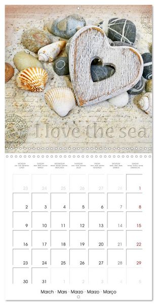 Produktbild: Life is better at the sea (Wall Calendar 2026 12 &times; 12 Inch) CALVENDO 12 Month Wall Calendar