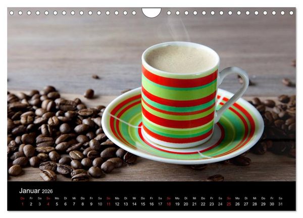 Produktbild: Kaffee & Schokolade (Wandkalender 2026 DIN A4 quer), CALVENDO Monatskalender