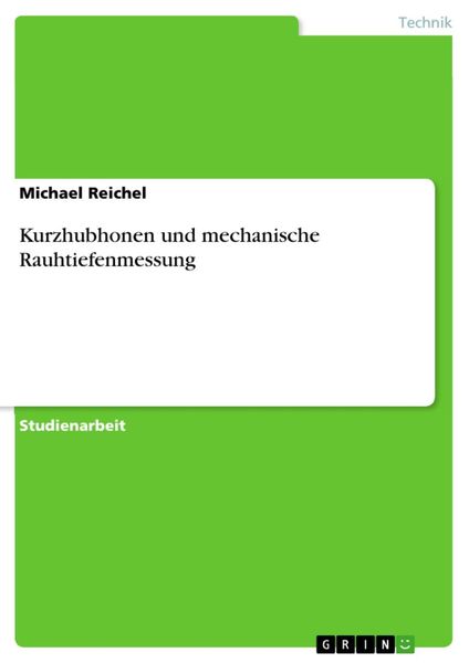 Produktbild: Kurzhubhonen und mechanische Rauhtiefenmessung