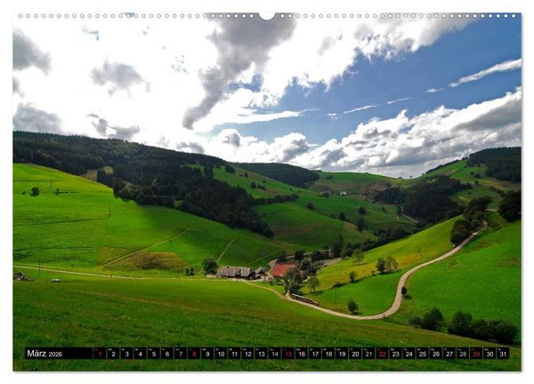 Produktbild: Romantischer Schwarzwald (hochwertiger Premium Wandkalender 2026 DIN A2 quer), Kunstdruck in Hochglanz