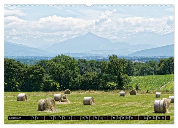 Produktbild: Au fil du temps... Du Jura aux Alpes (Calendrier mural haut de gamme 2027 DIN A2 vertical), CALVENDO calendrier mensuel