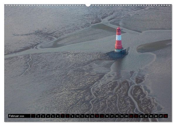 Produktbild: Das Wattenmeer von oben (Wandkalender 2026 DIN A2 quer), CALVENDO Monatskalender