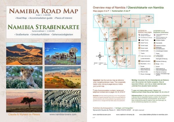Produktbild: Das komplette Kartenset NAMIBIA Plus (4-teilig)