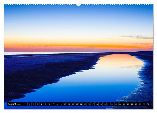 Produktbild: Einzigartige Strandansichten auf Amrum (Wandkalender 2026 DIN A2 quer), CALVENDO Monatskalender