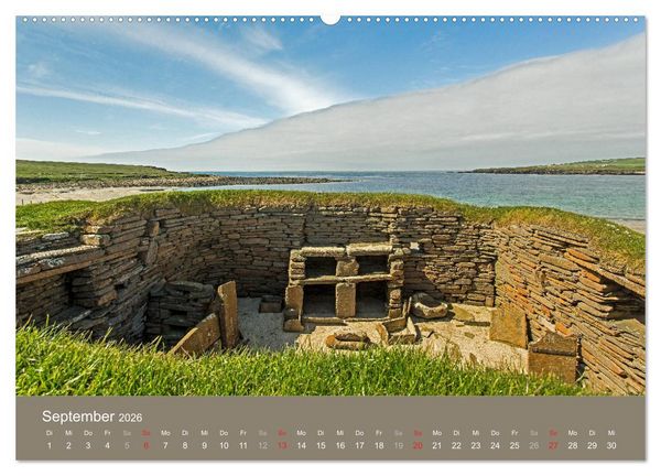 Produktbild: Historisches Schottland (hochwertiger Premium Wandkalender 2026 DIN A2 quer), Kunstdruck in Hochglanz