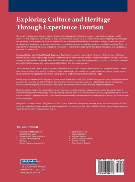 Produktbild: Exploring Culture and Heritage Through Experience Tourism