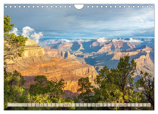 Produktbild: Grand Canyon - Perspektiven einer au&szlig;ergew&ouml;hnlichen Schlucht (Wandkalender 2026 DIN A4 quer), CALVENDO Monatskalender