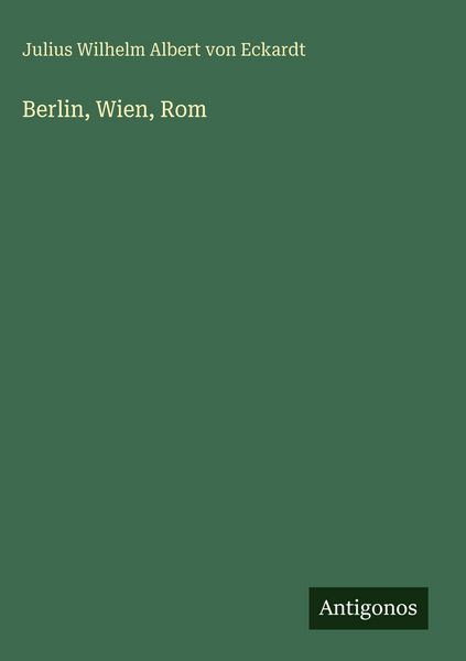 Produktbild: Berlin, Wien, Rom