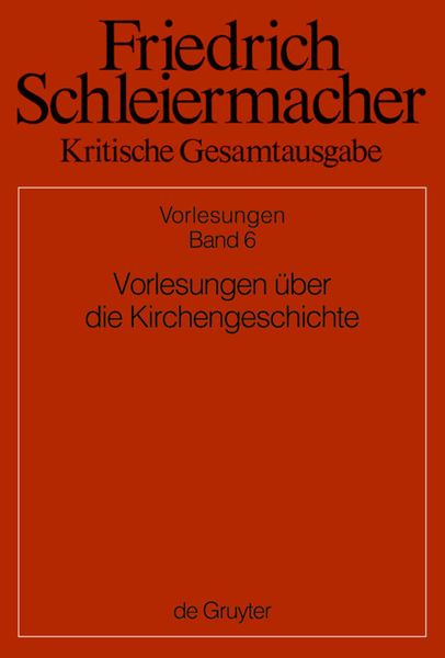 Produktbild: Vorlesungen &uuml;ber die Kirchengeschichte