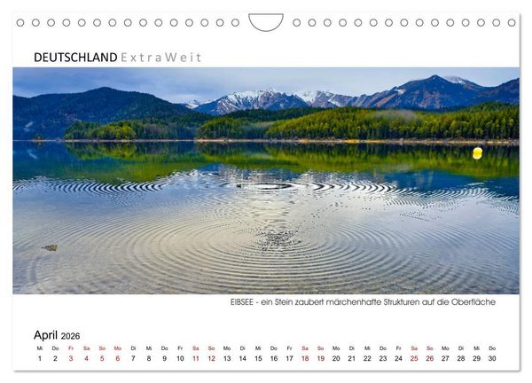 Produktbild: Wei&szlig;blaue Impressionen vom Eibsee (Wandkalender 2026 DIN A4 quer), CALVENDO Monatskalender