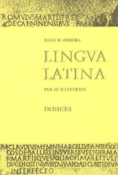 Produktbild: Rberg, H: Lingua Latina - Indices