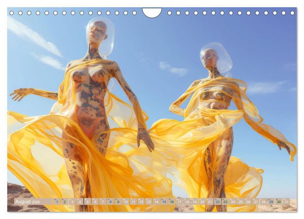 Produktbild: T&auml;nzer im surrealen Stil (Wandkalender 2026 DIN A4 quer), CALVENDO Monatskalender