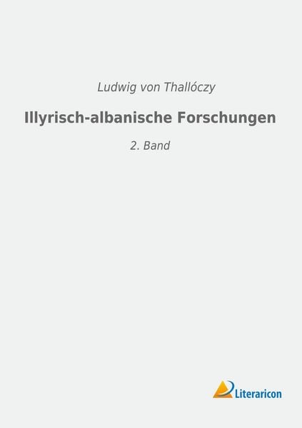 Produktbild: Illyrisch-albanische Forschungen