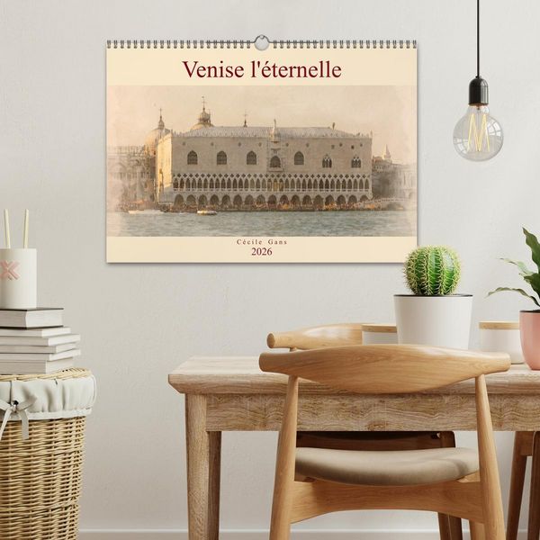 Produktbild: Venise l'&eacute;ternelle (Calendrier mural 2026 DIN A3 vertical), CALVENDO calendrier mensuel