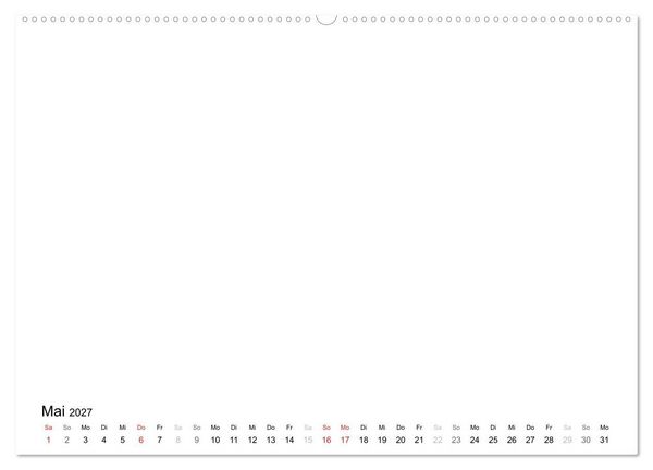Produktbild: Bastelkalender - Weiss (Wandkalender 2027 DIN A2 quer), CALVENDO Monatskalender