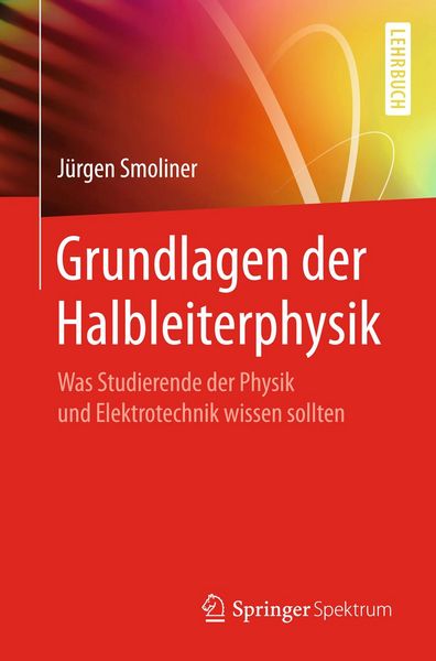 Produktbild: Grundlagen der Halbleiterphysik