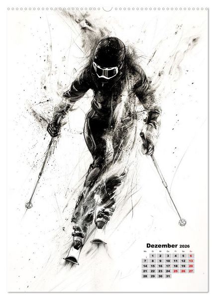 Produktbild: Unterwegs - Mit Stift und Pinsel (hochwertiger Premium Wandkalender 2026 DIN A2 hoch), Kunstdruck in Hochglanz
