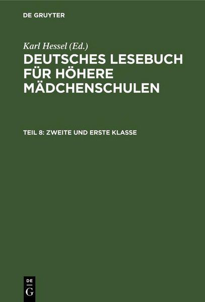 Produktbild: Zweite und erste Klasse