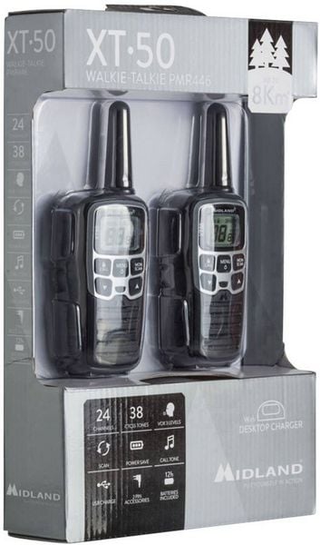 Produktbild: Midland XT50 C1178 PMR-Handfunkger&auml;t 2er Set
