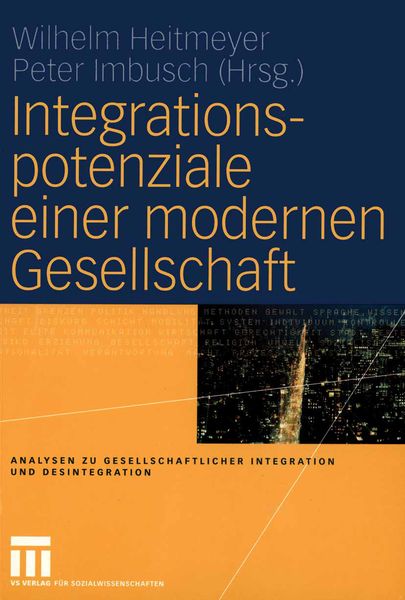 Produktbild: Integrationspotenziale einer modernen Gesellschaft
