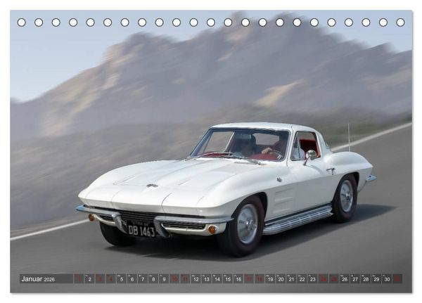 Produktbild: on the road Classic Coup&eacute;s (Tischkalender 2026 DIN A5 quer), CALVENDO Monatskalender