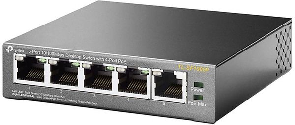 Produktbild: TP-LINK TL-SF1005P TL-SF1005P Netzwerk Switch 5 Port PoE-Funktion
