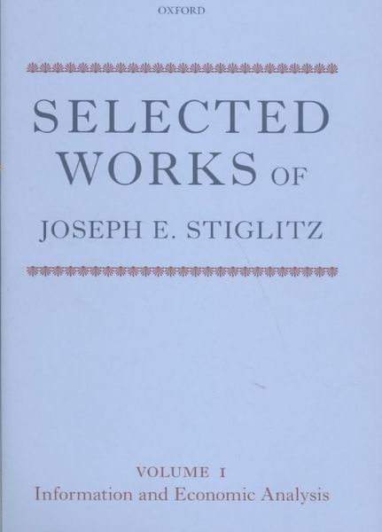 Produktbild: Sel Works Of Joseph E Stiglitz