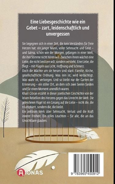 Produktbild: Die gebrochenen Fl&uuml;gel. Eine tragische Liebesgeschichte. Khalil Gibran